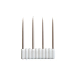 Tube Candle Holder Big - Bone White