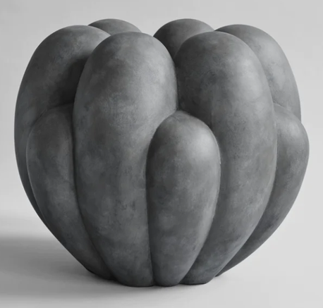 Bloom Vase, Big - Dark Grey