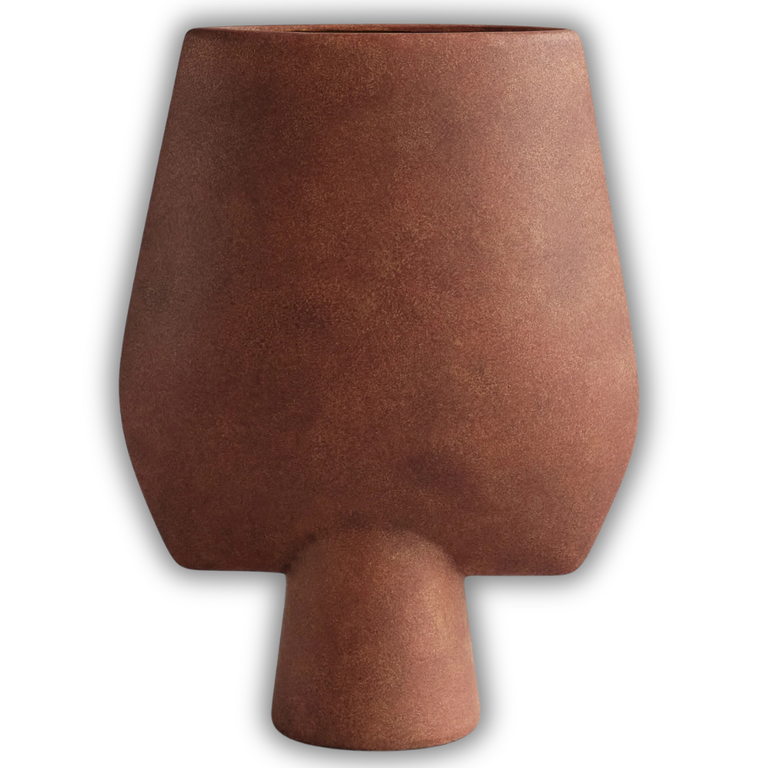 Sphere Vase Square - Big Terracotta