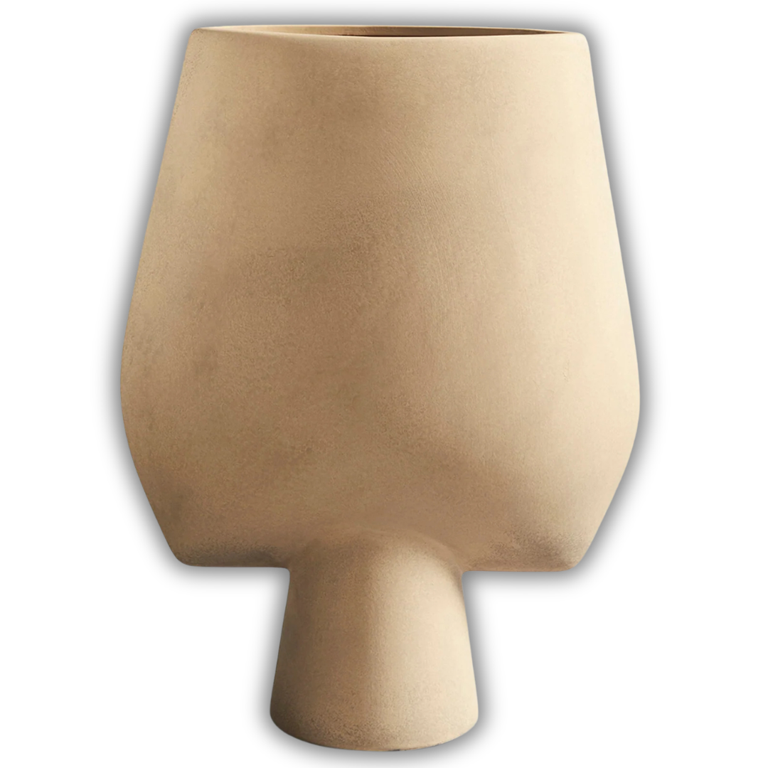 Sphere Vase Square - Hexa Sand - 101 Copenhagen