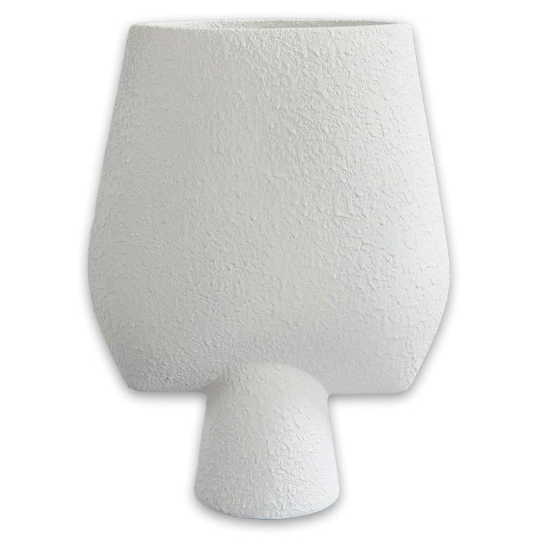 Sphere Vase Square, Big - Bubble White