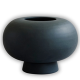 Kabin Vase, Fat - Black