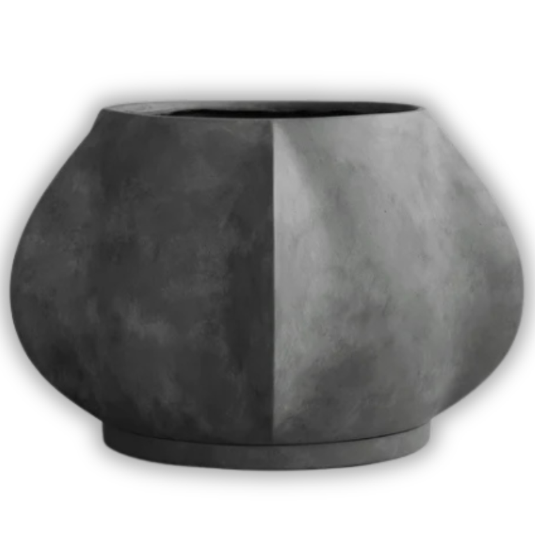 Arket Plant Pot, Mini - Dark Grey