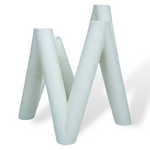 W Candle Holder - Bone White
