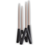 W Candle Holder - Black