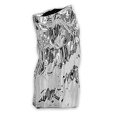 Kami Vase, Medio - Chrome