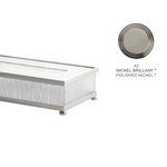 BAMBOU RECTANGULAR TISSUE BOX ON BALL FEET