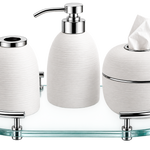 HEMISPHERE - Silver Master Bath Set
