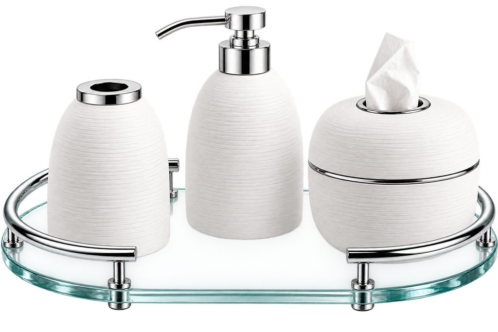 HEMISPHERE - Silver Master Bath Set