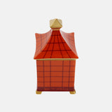 Tartan Pagoda Candle