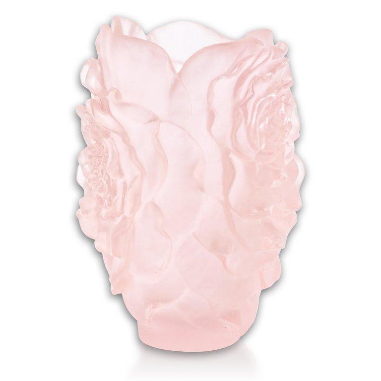 Small Pink Camellia Vase