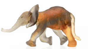 Small Elephant Savana By Isabelle Carabantes