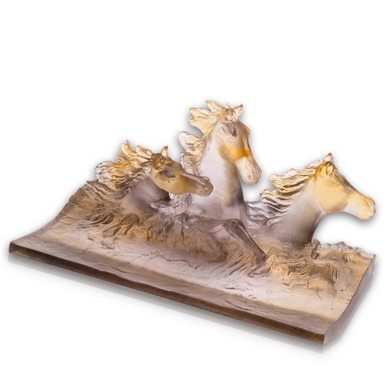 Glazed Brown Pencil Tray Â€“ Cavalcade