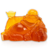 Happy Amber Buddha