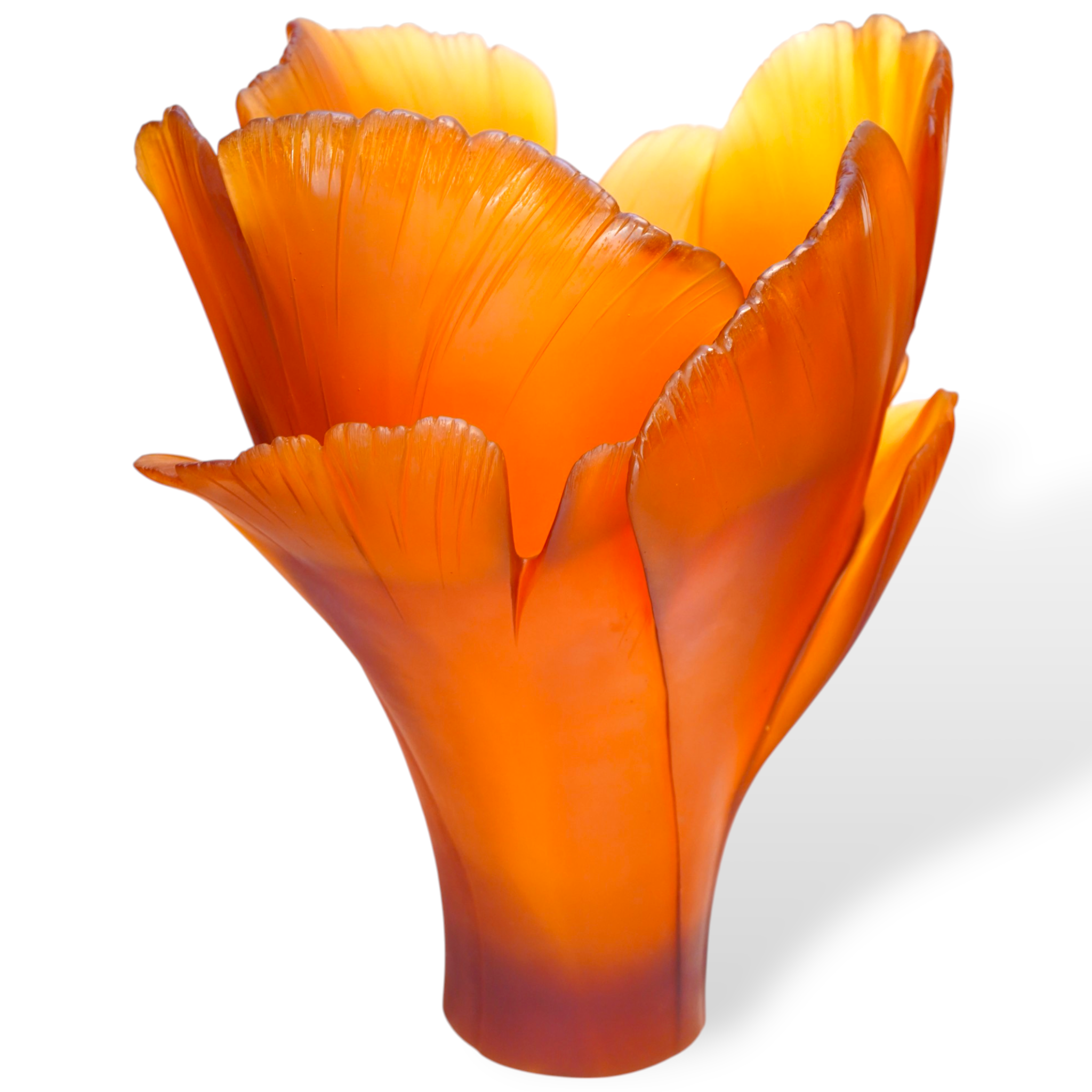 Ginkgo Vase Magnum Magnum Ginkgo Ambre 99 Ex Amber Ginkgo Magnum Vase 99 Ex