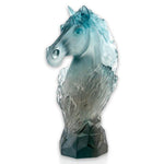 Cavalcade Blue-Grey Chess Knight