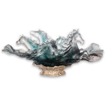 Cavalcade Centerpiece In Blue & Greyã‚