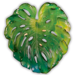 Small Short-Fixture Monstera Wall Leaf In Green By Emilio Robba