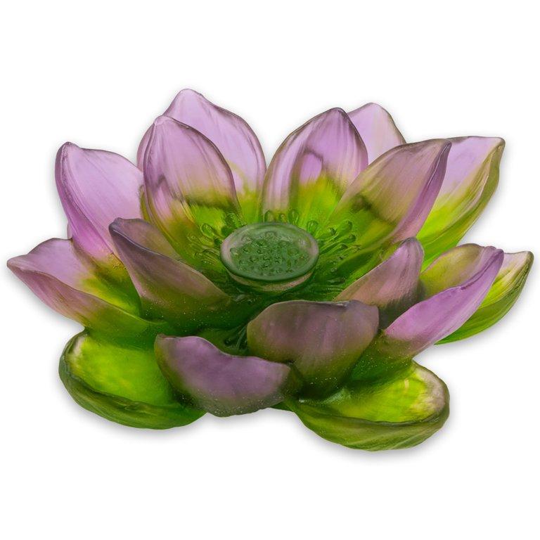 Decoratives Flower Purple Green Â€“ Jardin-De-Lotus