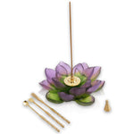 Green Incense Holder Â€“ Lotus Garden