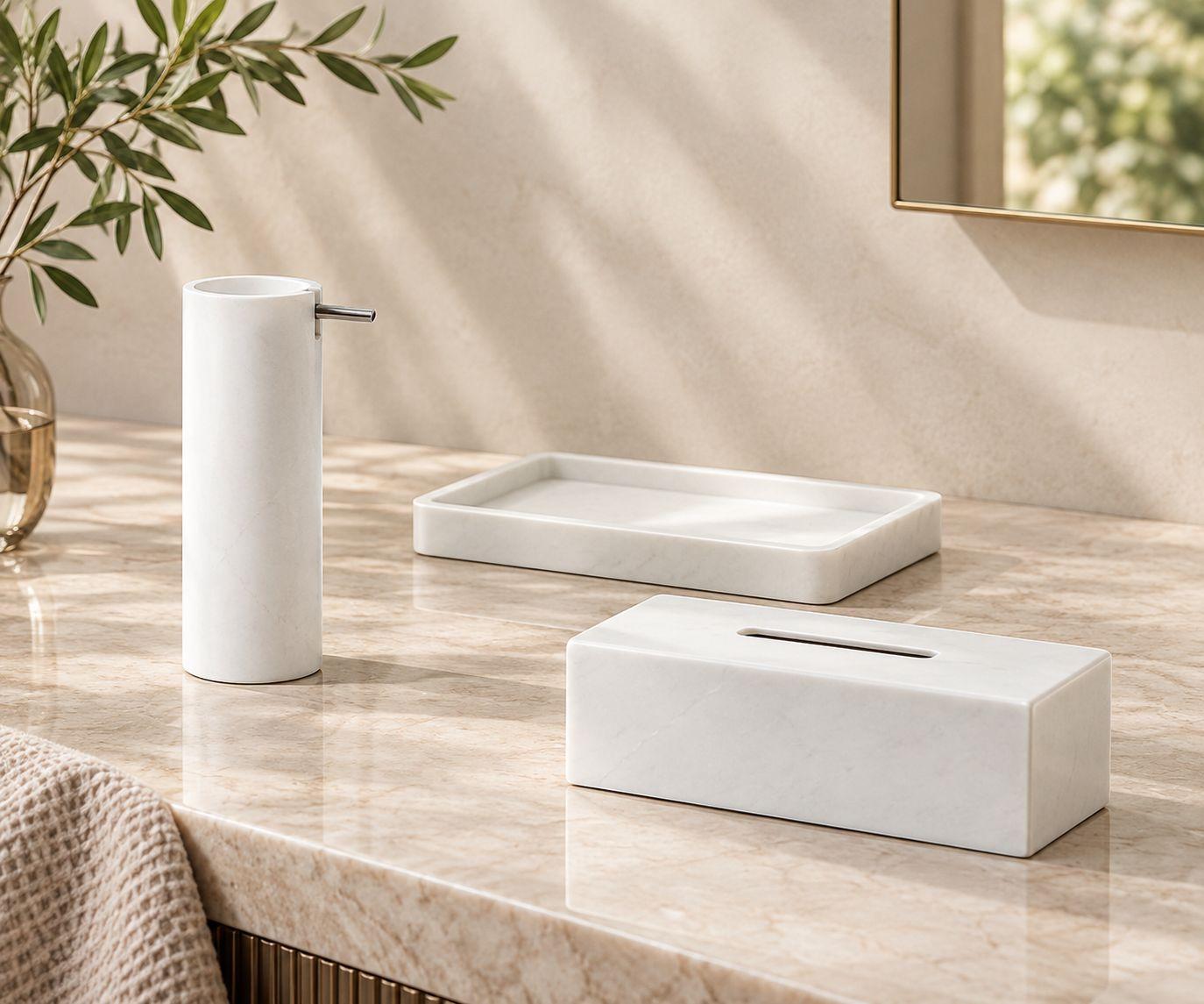 Stone White Powder Set