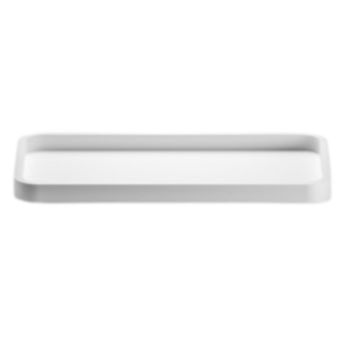 Stone Tab Tray - White Matt