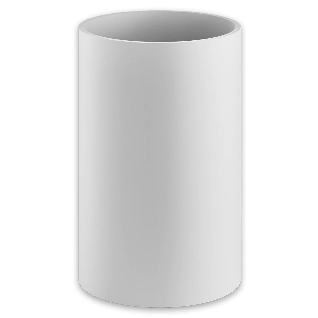 Stone Beod Paper Bin - White Matt