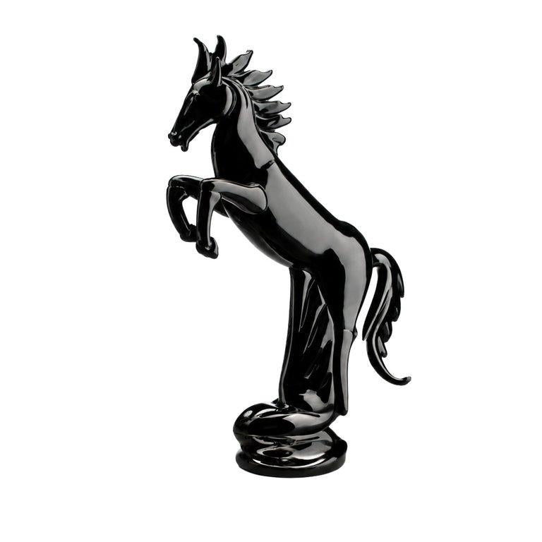 HORSE REARING MEDIUM BLACK