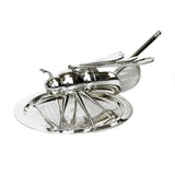 Honey Pot Bee R Including ( Honey Pot Bee, Round Plate Engraved, Honey Spoon, Box )