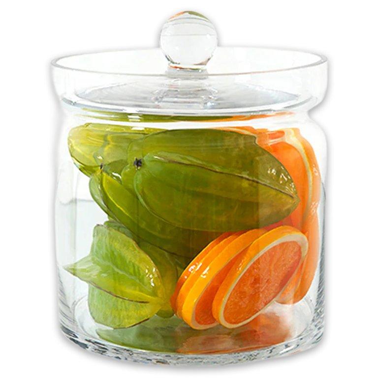 Star Fruir & Orange Slices 8'H Glass