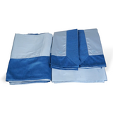 New Rene Duvet Set With Butt-Blue