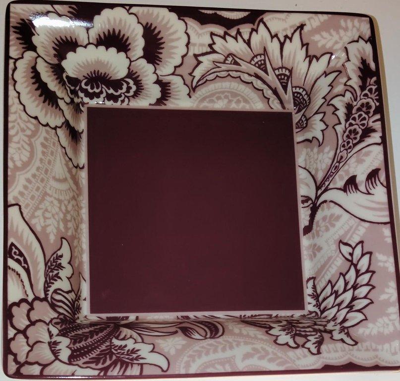 Bloom Square Tray Red