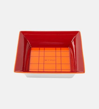 Tartan Tray-Red - Etro