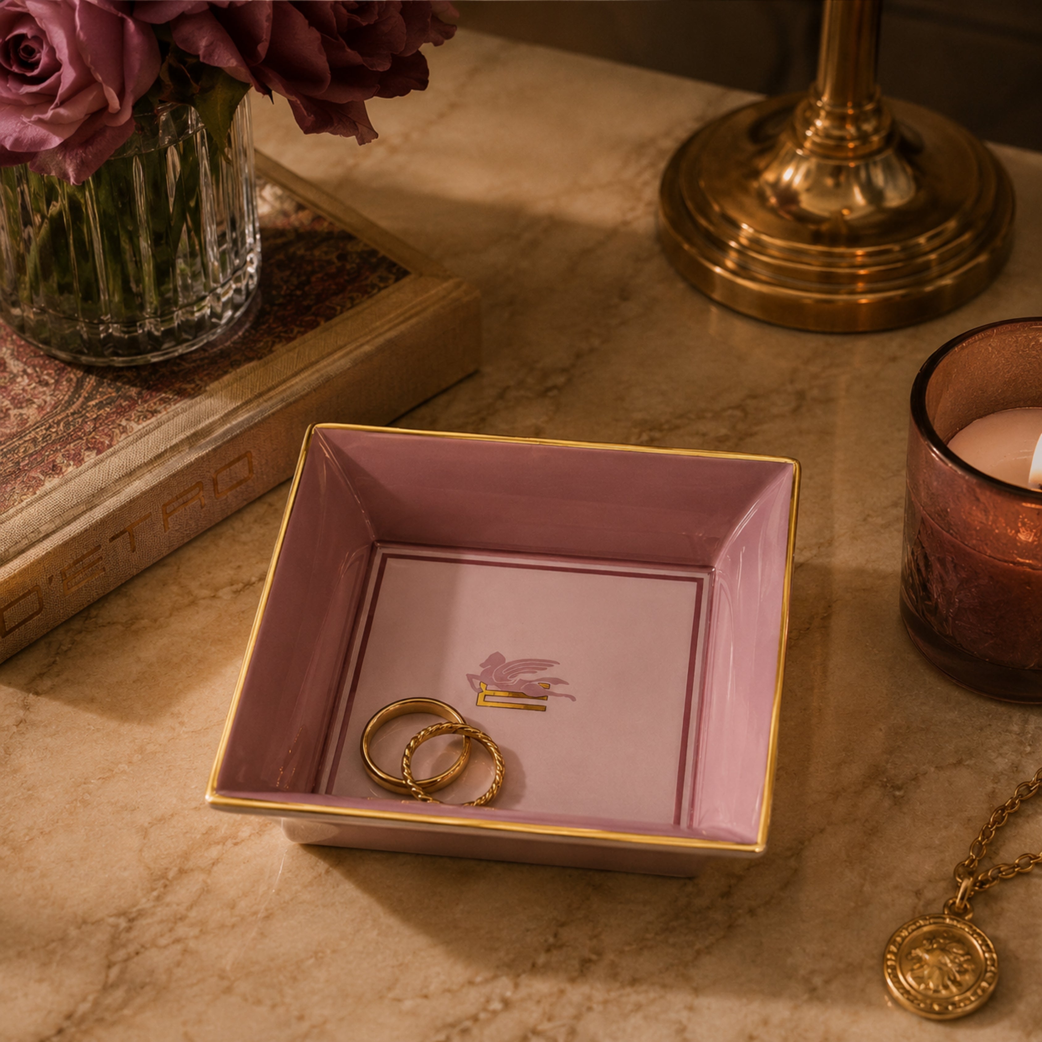 Pegaso Tray Rose Color - Etro (view 2)