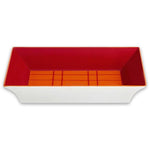 Rectangle Tartan Tray-Red - Etro