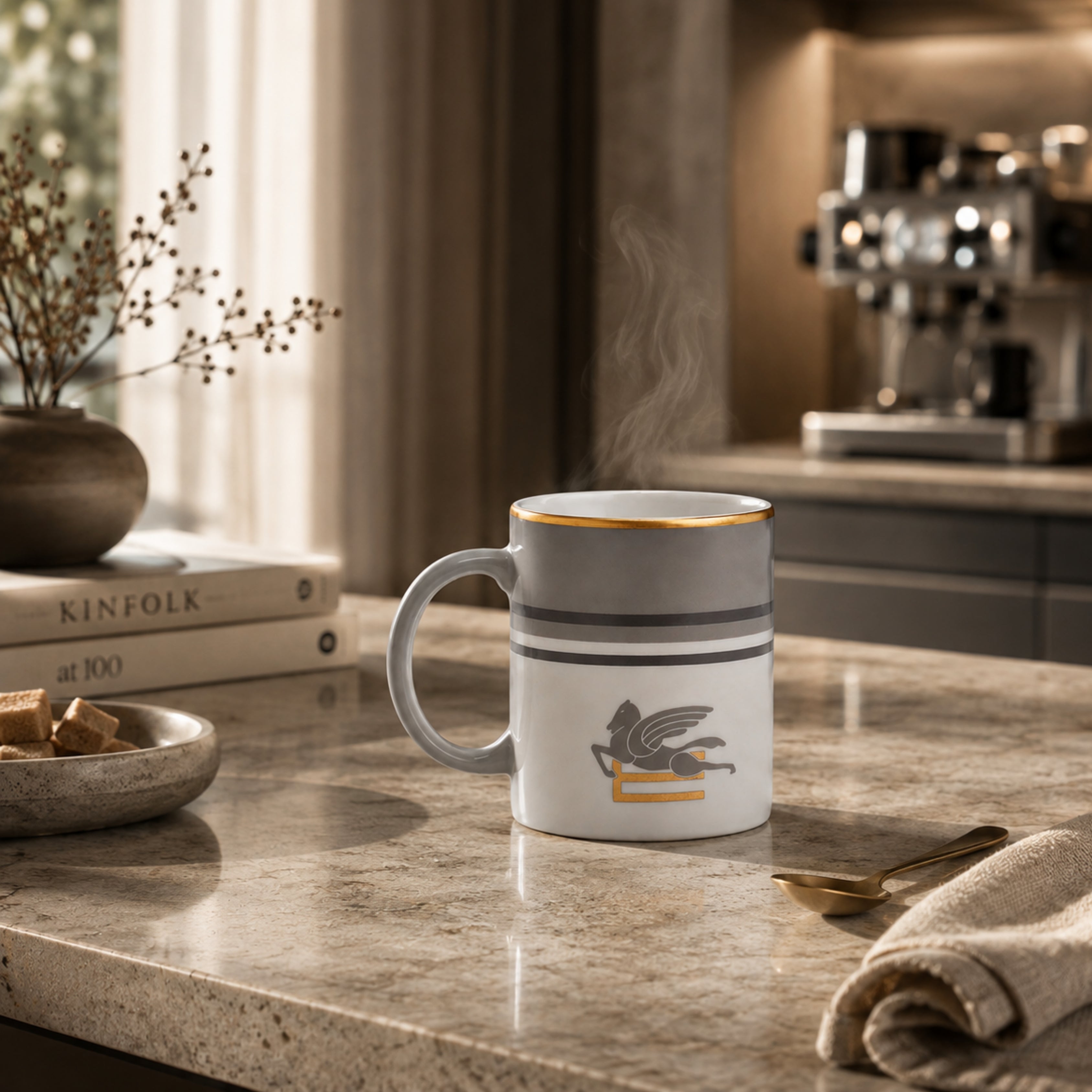 Pegaso Mug-Grey - Etro (view 2)