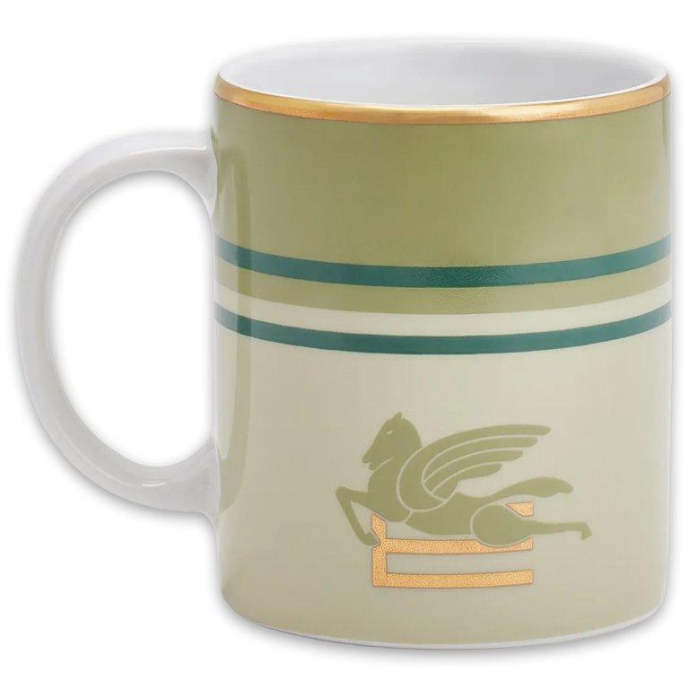 Pegaso Mug-Green - Etro