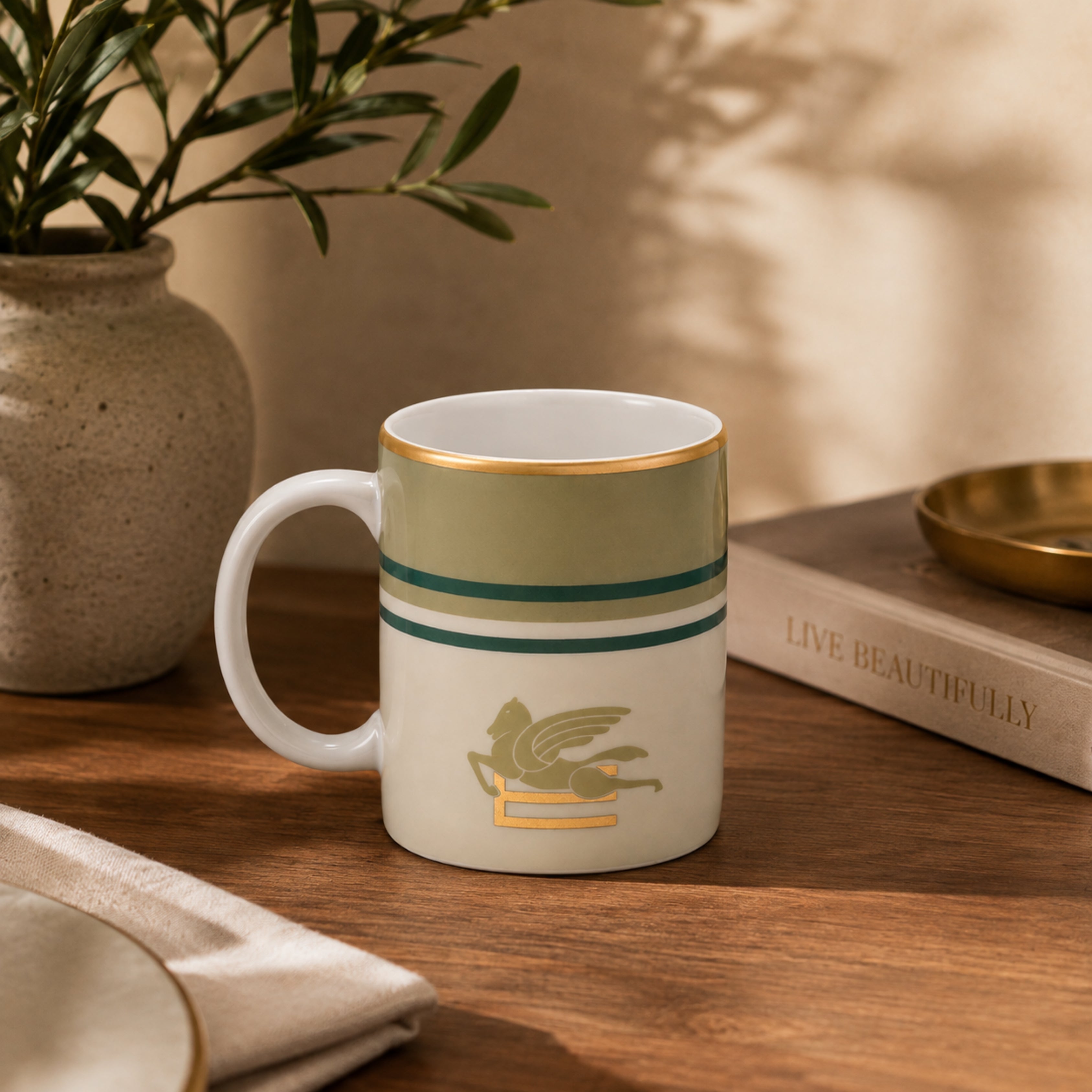 Pegaso Mug-Green - Etro (view 2)