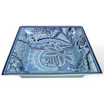 Bloom Square Tray - Blue
