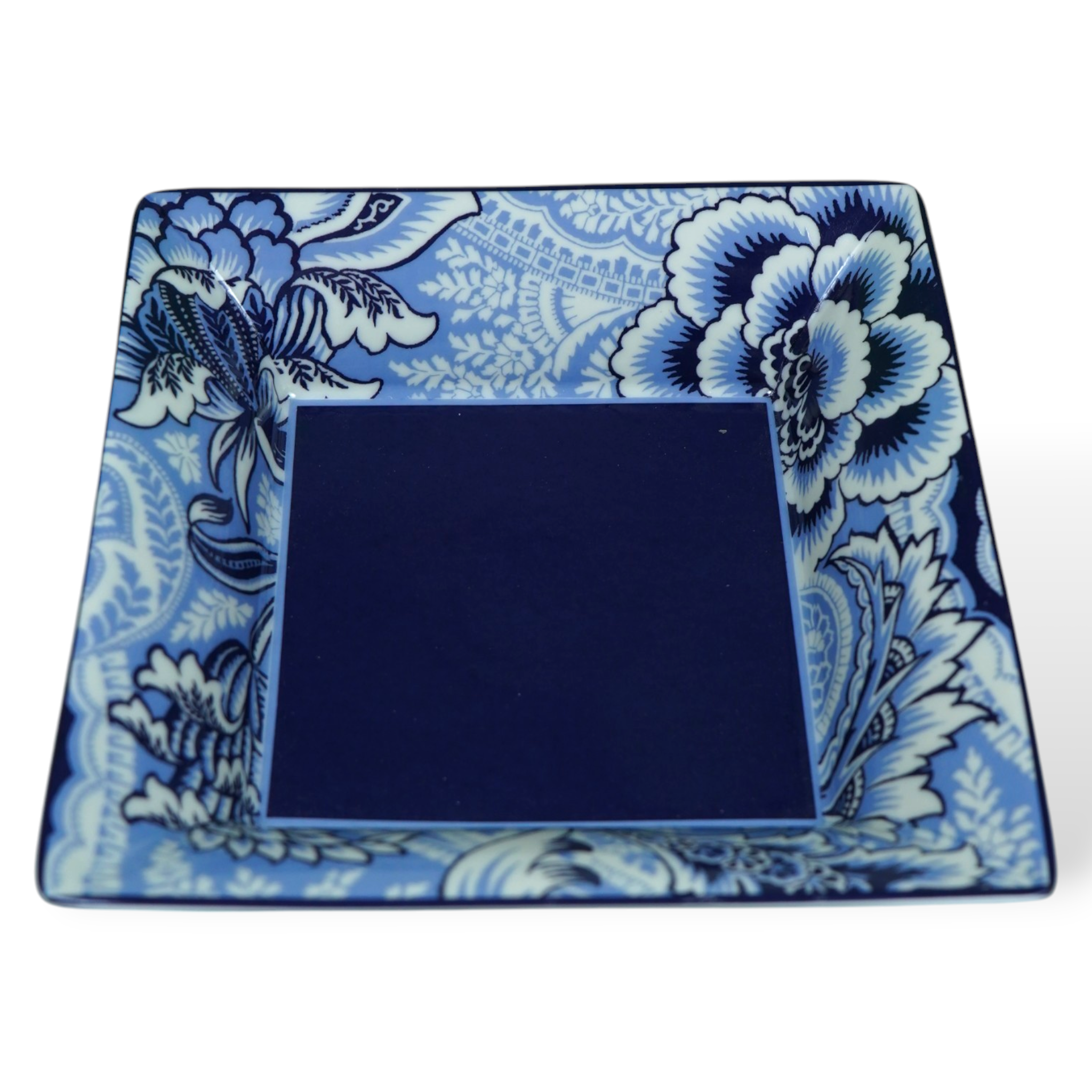 Bloom Square Tray Blue