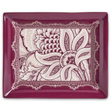 Bloom Rectangular Tray - Red