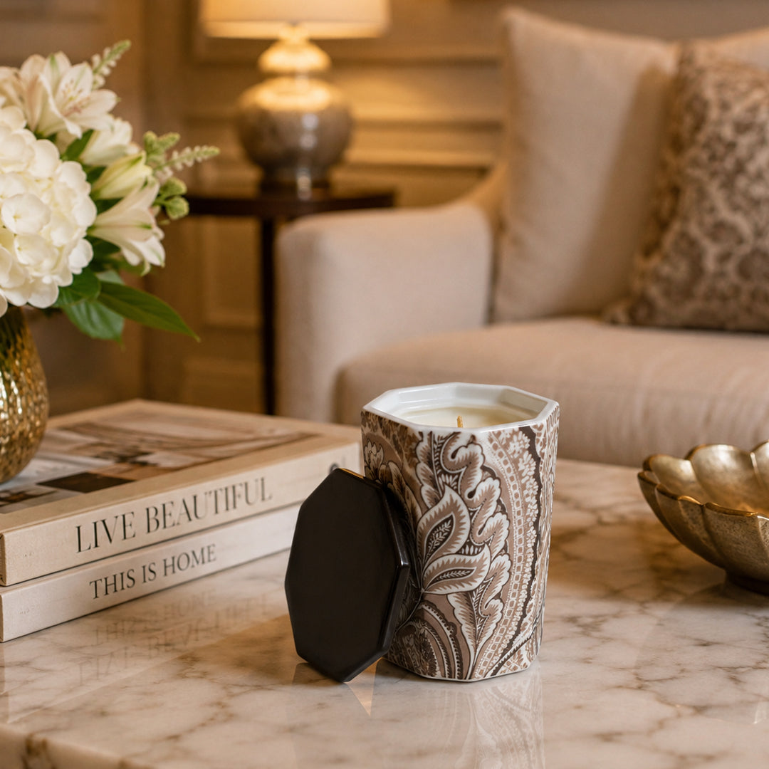 Bloom Candle - Brown (view 2)