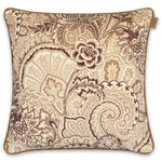 Bloom Printed Cushion C/Embroidery +Cord 6-Brown