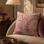 Bloom Printed Cushion C/Embroidery +Cord 6-Purple - Etro (view 2)