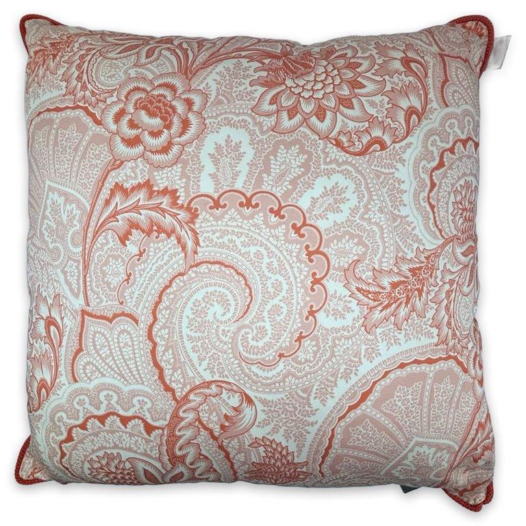 Bloom Printed Cushion W/Emroidered +Cord 60 - Orange - Etro