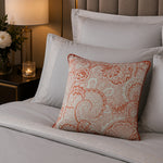 Bloom Printed Cushion W/Emroidered +Cord 60 - Orange - Etro (view 2)