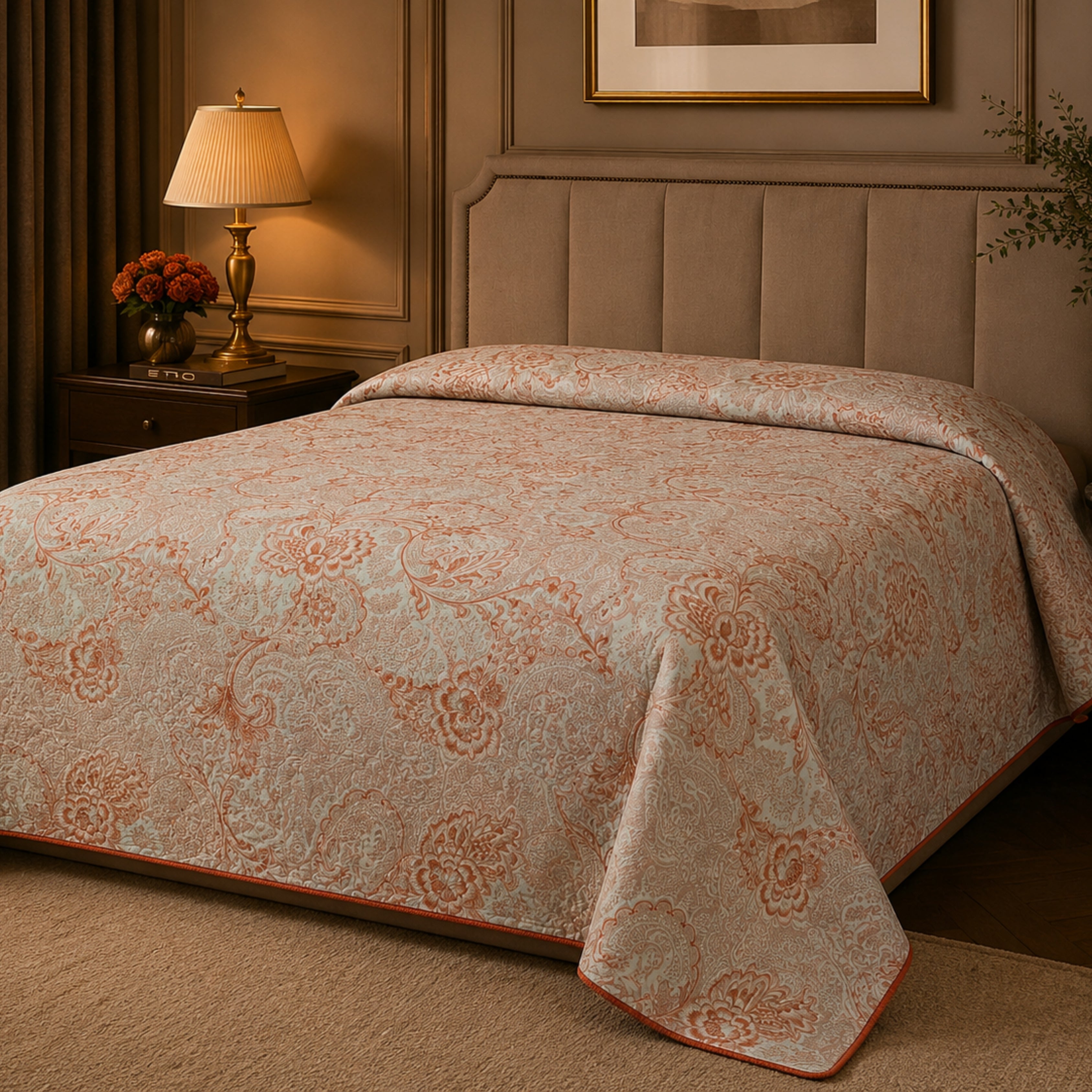 Bloom Quiled Bedcover Allover - Etro (view 2)