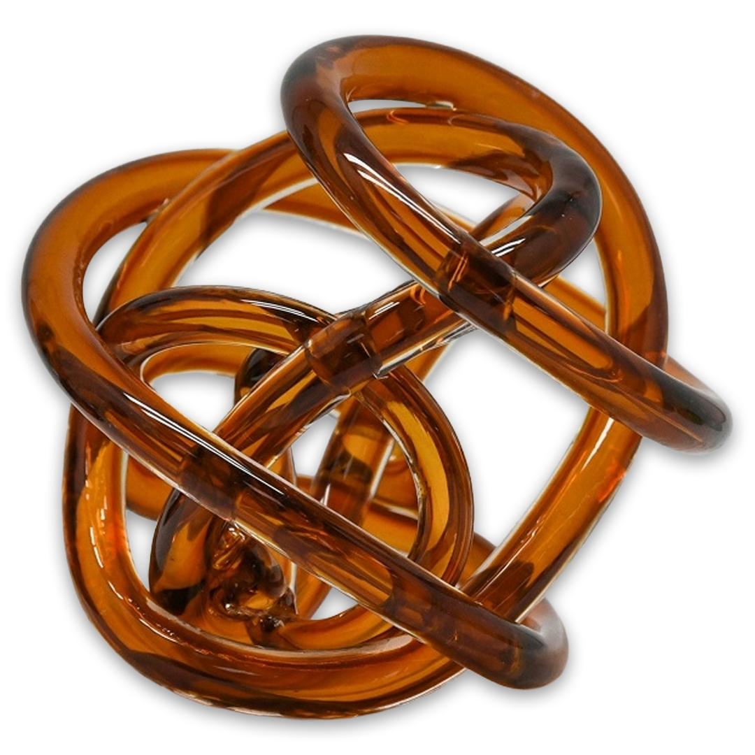 S/4 Amber Glass Knot
