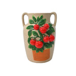 BEIGE CERAMIC VASE 'TOMATO'