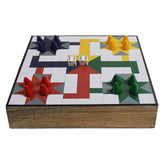 SET OF 2 LUDO GAMES IN MULTICOL RESIN